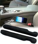 Axutous Car Seat Gap Filler Universal for Car SUV Truck Fit Organizer Fill The Gap Between Seat and Console Stop Things from Dropping Black 2Pcs