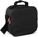 EcoDecors Casual 9in Wide Take Away with Storage Containers (Black, 1)