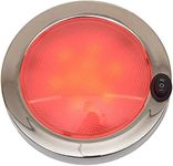 Aqua Signal Boat Dome Light 16601-7 | Red White 5 1/2 Inch Stainless