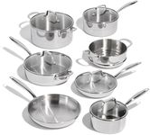 Lagostina Forte 3-Ply Clad 12-pc Co