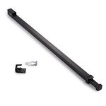 Ideal Security SK110BL SK110 Patio Door Window Security Bar with Child-Proof Lock, Adjustable, Black, Pack Size 1