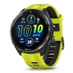 Garmin Forerunner 965 Quartz Smartwatch for Unisex, Black/Yellow