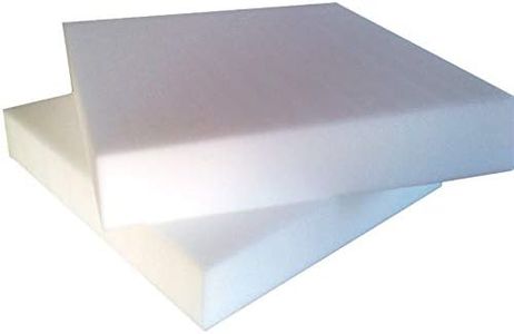 Generico Gommapiuma Gomma Piuma Spugna Materasso Cuscini Divano Poliuretano Espanso 18 kg/MC Varie Misure (53x58x10 cm)