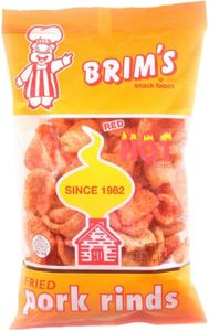 Brim's Red Hot Flavored Fried Pork Rinds