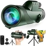 80x100 HD Monocular for Adults High