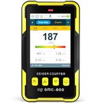 Nuclear Radiation Detector GQ GMC-800 Geiger Counter USA Design Product US National Standard Large Color LCD 5 Alarm Types Dosimeter Data Save & Global Share Beta Gamma X-ray Portable Device