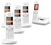 Gigaset E390A Five Big Button Home Cordless Phonewith Answer Machine, Nuisance Call Block and Hearing Aid Compatibility