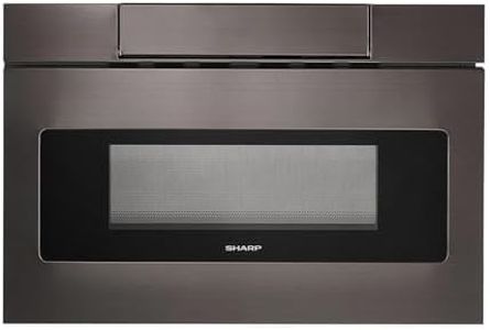 Sharp SMD2470AH 24" Microwave Drawer with 1.2 cu. ft. Capacity in Black Stainless Steel