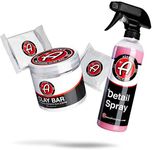 Adam's Polishes Fine Grade Clay Bar - Removes Debris & Dirt from Vehicle for Paint, Glass, Trim, Wheels | Add Shine, Gloss & Restore Depth of Color