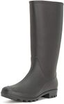 Polar Boot Womens Original Tall Muck Winter Snow Waterproof Rain Wellingtons Boots - Black - UK5/EU38 - BL0276