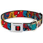 Buckle-Down DC-WSPD009-M 11-17""SPDA-Spider-Man Dog Collar, Medium