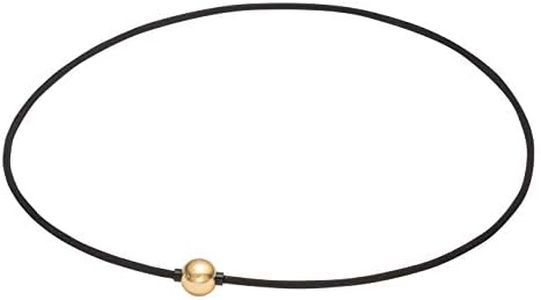 phiten (Necklace RAKUWA Neck Extreme Mirror Ball (Light) Gold / Black 40cm