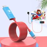 GOPALA Mini Switch Dock, 1080P@60Hz Switch TV Docking Station, Replacement for Nintendo Switch Dock, Suitable for Travel Party Compatible with Nintendo, OLED, Steam Deck, MacBook and Phone