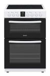 Haden Electric Cooker 60cm Double Oven with Ceramic Hob Digital Touch Timer Freestanding 108 litre capacity