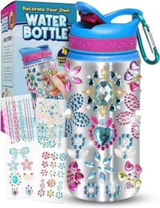 PURPLE LADYBUG Decorate Your Own Water Bottle for Girls - Great Gift for Girls, Fun DIY Crafts Activity, & Birthday Gifts Ideas - 6 Year Old Girl Birthday Gift, Girls Gifts Age 6-8