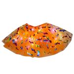 80S Fancy Dress for Women Tutu Skirts for Women Sparkly Skirt Led Light Up Tutu Skirts for Party Dancing Adult Teen Skirt Ballet Dance Parties Plus Size Fancy Dress Costumes (11-Orange, One Size)