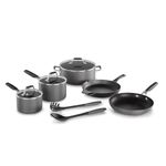 Calphalon Select Classic Hard Water Based Anodized Nonstick Versatile 10 Piece Pots and Pans Cookware Set with AquaShield Nonstick Technology