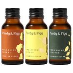 Purdy & Figg | Counter Clean Mixed Refill Kit | All-Purpose Cleaning Spray with Organic Essential Oils | Natural & Non-Toxic | Home & Kitchen Countertops | Citrus/Floral/Vetiver Scents