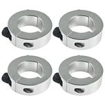 TORCNC 4 X 1" Lock Collar Clamp Go Kart Axle Bearing Collars Aluminum Sprocket Hub Locks