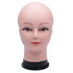 SOHAM SHREE ᵀᴹ : FEMALE Head Mannequin - Women Head Dummy - Display Stand for Hair Wig | Scarf | Cap | Face for Sunglasses | Eye Glasses Holder | Hat Display Model Stand | - 12 Inch Size (Skin Color)