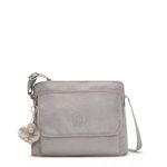 Kipling Womens Aisling Crossbody Bag, Grey Gris, 12"L X 8.87"H X 4"D