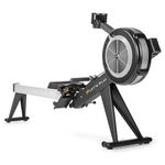 Let's Play® LP-ARCONCEPT2 Fitness Commercial Air Rowing Machine for Full Body Workout at Home – Foldable Air Resistance Rower Machine with LCD Performance Monitor Display and Flywheel