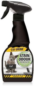 CSI Urine Cat Kitten Stain & Odour Remover, 500ml, Bio-Active Enzyme Formula, Urine, Faeces & Vomit Cleaner, Eliminates Urea & Uric Acid Crystals, Prevents Remarking