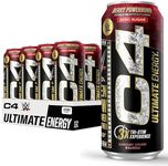 Cellucor C4 Ultimate x WWE | Pre Workout Sugar Free Energy Drink | Tri-Stim Experience with 300mg Caffeine + TeaCrine + Dynamine | Berry Powerbomb | 16oz (Pack of 12)