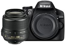 Nikon D3200 Digital SLR with 18-55mm VR II Lens Kit - Black (24.2 MP) 3.0 inch LCD (Renewed)