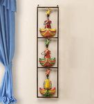 Medieval Arts Wall Art Decorative 3 Iron Musicians Traditional Wall Hanging Showpiece Frame for Home Decor (Style 1)