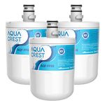 AQUA CREST 5231JA2002A Refrigerator Water Filter, Replacement for LG® LT500P®, ADQ72910901, ADQ72910907, Kenmore 9890, 46-9890, GEN11042FR-08, LFX25974ST (Pack of 3)