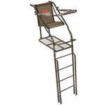 Millennium Treestands L-110-SL Single Ladder Stand with Folding Seat, 21'