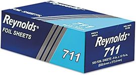 Reynolds Wrap 711 Pop-Up Interfolded Aluminum Foil Sheets, 9 x 10 3/4, Silver, 6 Packs of 500 (Case of 3000 Sheets)