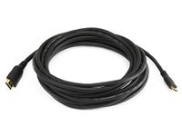 Monoprice 15ft 30AWG Standard HDMI Cable - HDMI Mini Connector to HDMI Connector - Black