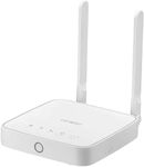 Alcatel Link Hub 4G LTE Unlocked Modem Worldwide HH41NH Multiband 150 Mbps Wi-Fi (Global 4G LTE) + RJ45 Up to 32 Users w/ 2 Antennas + Tel Line Port for Home Phone (White)