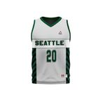 Sleeveless Print Basketball Jersey for Men/Women (34) Off White