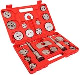 Jack Boss Heavy Duty Disc Brake Caliper Compression Tool Kit and Piston Wind Back Tool with Case for Brake Pad Replacement Reset, Professional Car Brake Caliper Compression Universal Tool Set, 23pcs