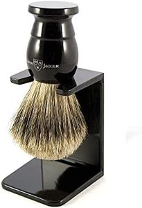 Edwin Jagger Inglese Pennello da barba Best Badger Small - Ebano