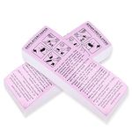 RZJZGZ 200 Pieces Wax Strips Non-Woven Wax Strips for Facial and Body Professional Hair Removal wax strips Unisex 7.9 * 2.8 Inches