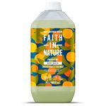 Faith In Nature Natural Grapefruit & Orange Body Wash, Energising Shower Gel, Vegan & Cruelty Free, No SLS or Parabens, 5L Refill Pack