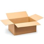 Amazon Basics - 3 Ply Brown Corrugated Packing Box | Shipping & Courier Box | Reusable | Size: 9(L) x 6(W) x 3(H) inches (Pack of 50)