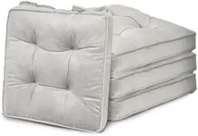 EDanle Tufted Velvet Chair Pads wit