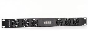 PROCOOL SP640X-E / 1U Temperature Controlled Silent Rack Fan/Airflow= Exhaust/Home Theater AV Cabinet Cooling Broadcast Server Recording Studio Rack Fan