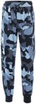 DEVOROPA Boys Joggers Lightweight Hiking Cargo Pants Water Resistant UPF 50+ Quick Dry Youth Kids Athletic Running Pants, Camo Gray, Large