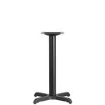 Flash Furniture 22 by 22" Restaurant Table X-Base with 3" Diameter Table Height Column