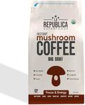 La Republica Big Shot Organic Mushroom Coffee (120 Servings) w/ 7 Superfood Shrooms, Instant with Lion's Mane, Reishi, Chaga, Cordyceps, Shiitake, Maitake, Turkey Tail [REG]