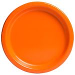 Unique 32252EU Eco-Friendly Paper Plates-23 cm-Orange Colour-16 Count (Pack of 1), Pack of 16