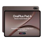 OnePlus Pad 4, Snapdragon® 8 Elite Gen 5 Platform, 33.53cm 13.2" 3.4K Screen, 144Hz Adaptive, 8 Speakers, AI Powered, PC-Level Productivity, 13,380 mAh Battery, 8GB + 256GB, WiFi,Dune Glow