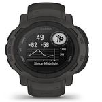 Garmin Instinct 2, Rugged GPS Smartwatch, Built-in Sports Apps and Health Monitoring, Ultratough Design Features, Graphite