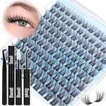 PHKERATA Natural Lash Clusters Kit 